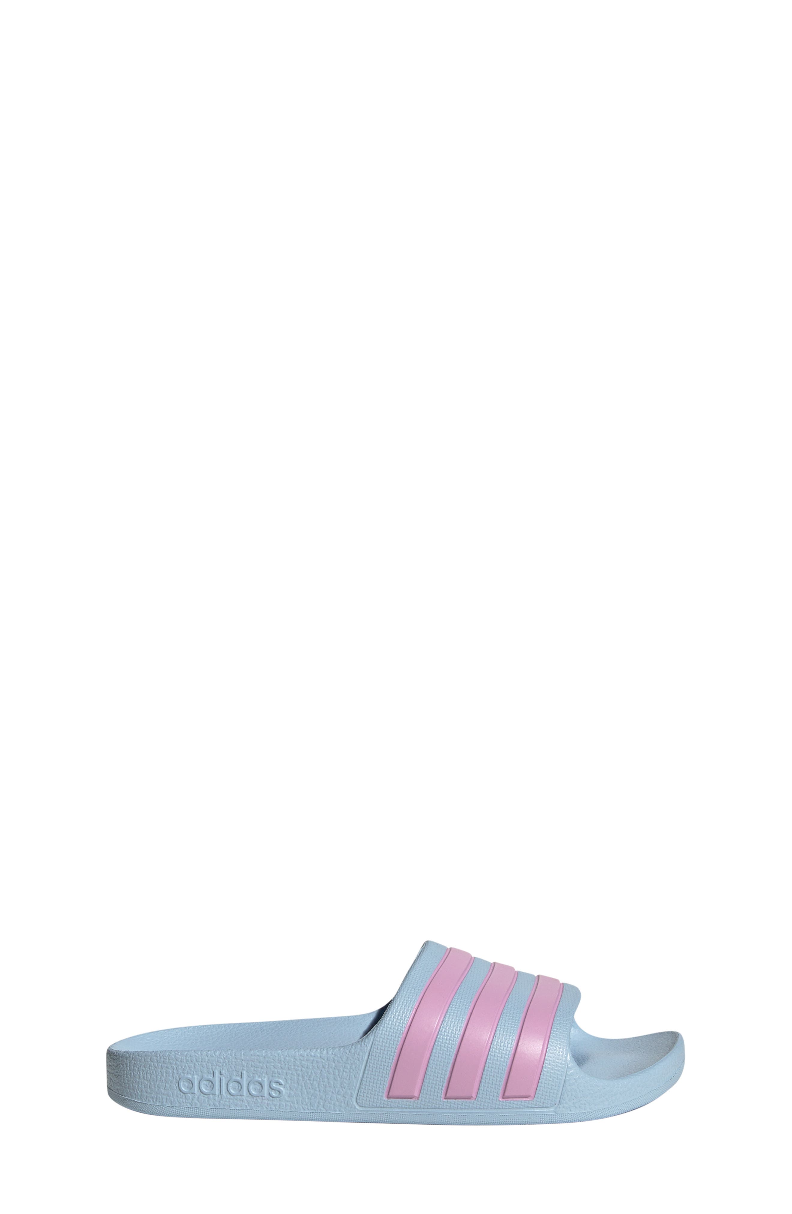 adidas Adilette Aqua Slide Sandal, Alternate, color, Globlu/Bli