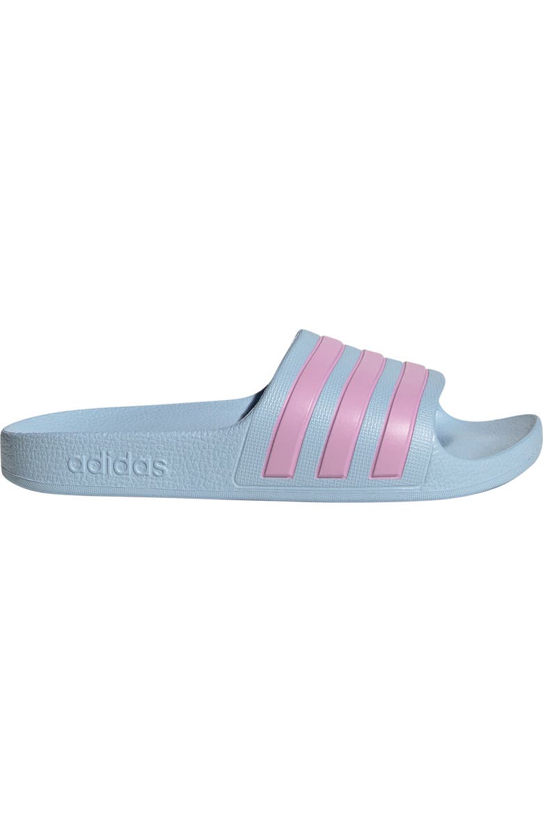adidas Adilette Aqua Slide Sandal, Alternate, color, Globlu/Bli