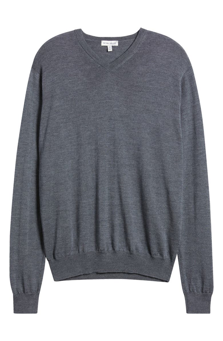 Peter Millar Autumn Crest Wool Blend V-Neck Sweater, Alternate, color, 