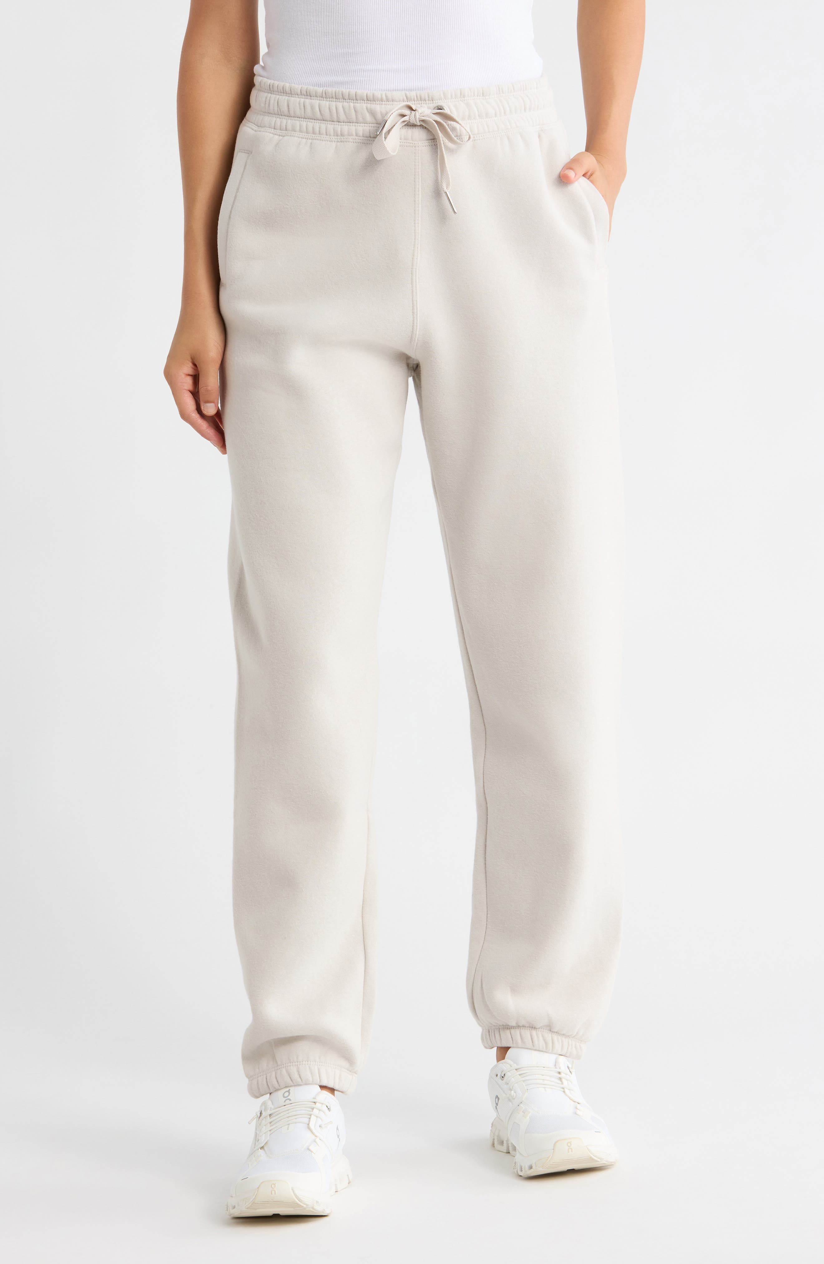 Calvin Klein Rib Trim Fleece Joggers