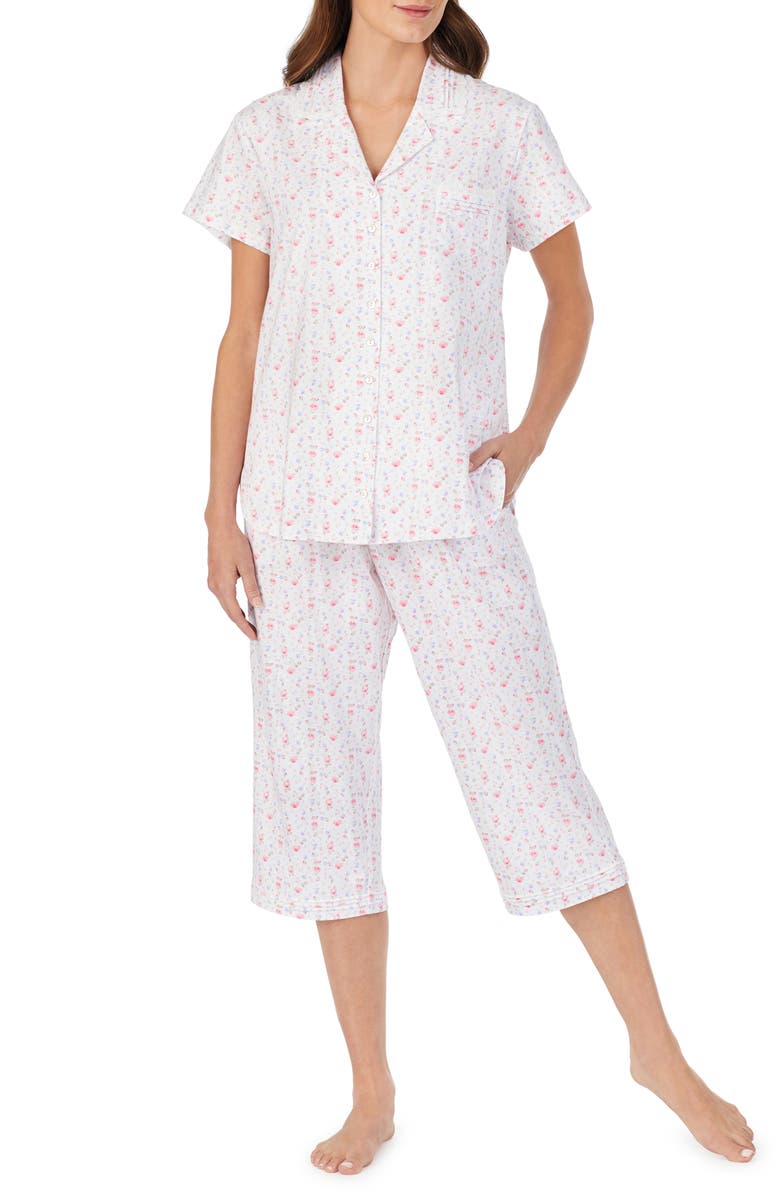 Eileen West Crop Pajamas, Main, color, 