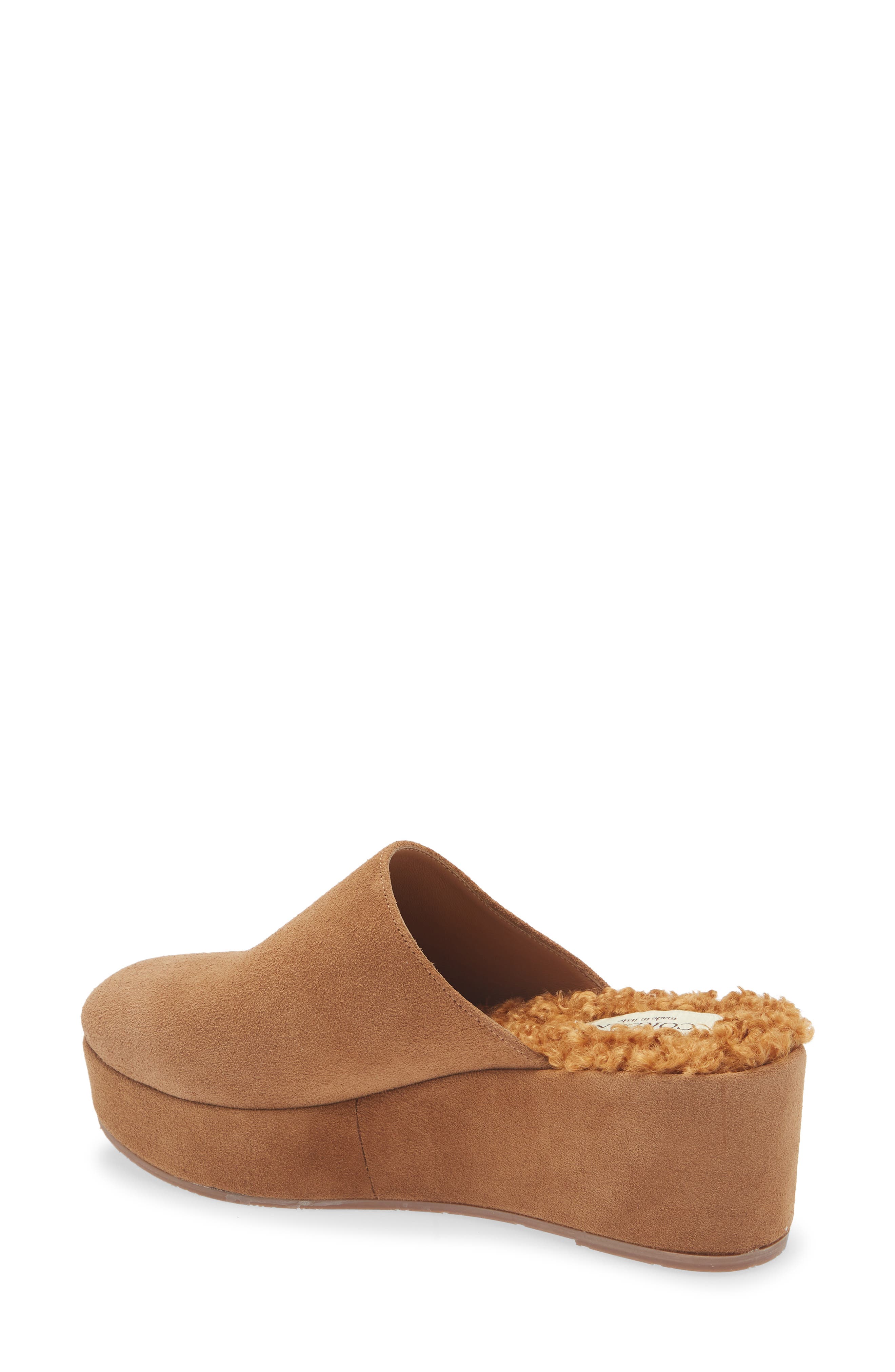 Camryn Platform Wedge Mule, Alternate, color, CLOVE SUEDE