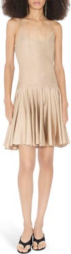 Alaïa Knit Slip Flared Dress