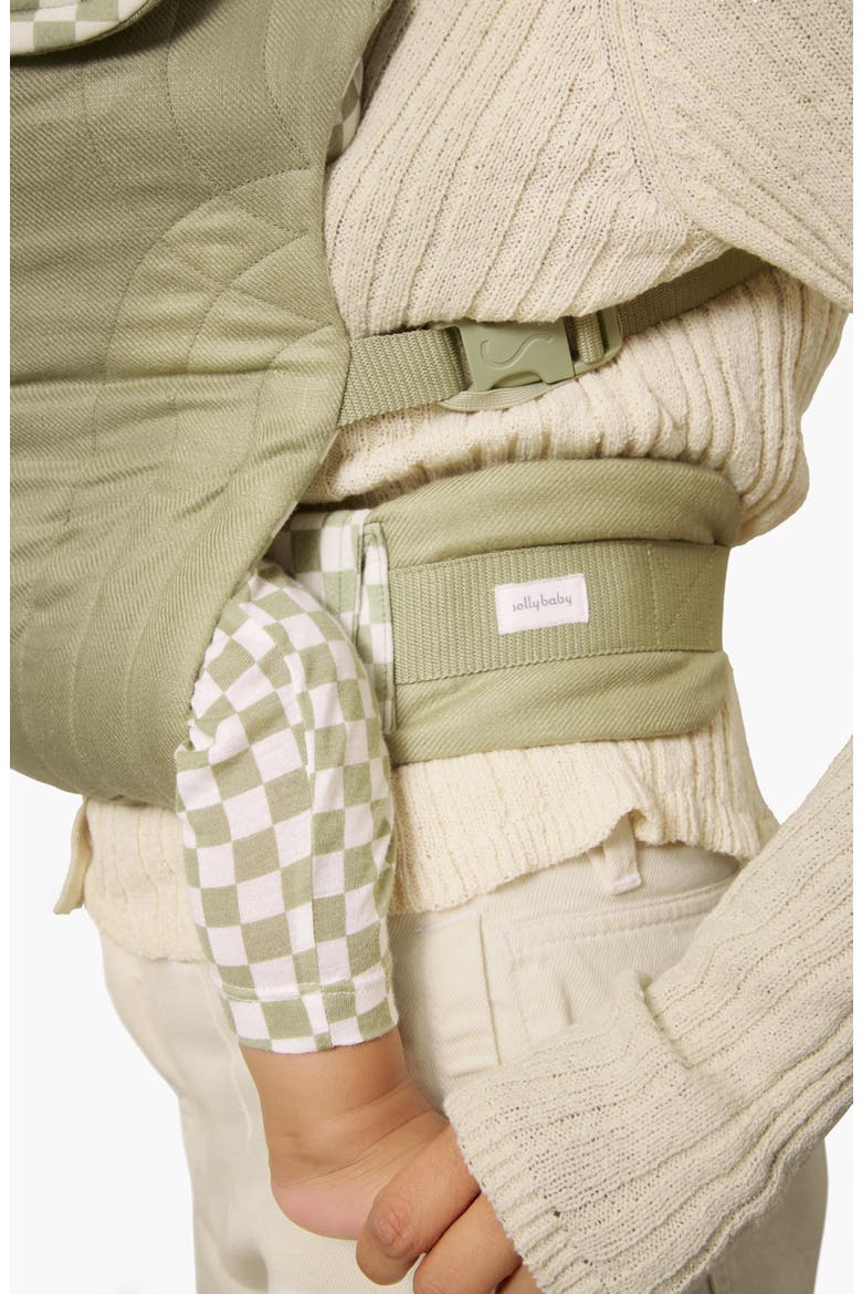 Buckle Carrier, Alternate, color, SAGE CHEQUER