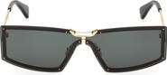 Max Mara 68mm Oversize Rectangular Sunglasses