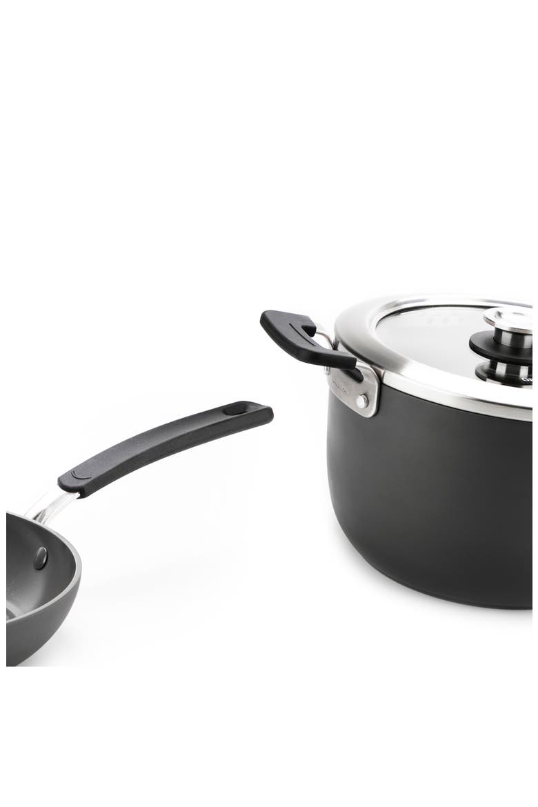 Levels 11-Piece Anodized Aluminum Ceramic Nonstick Cookware Set, Alternate, color, GREY