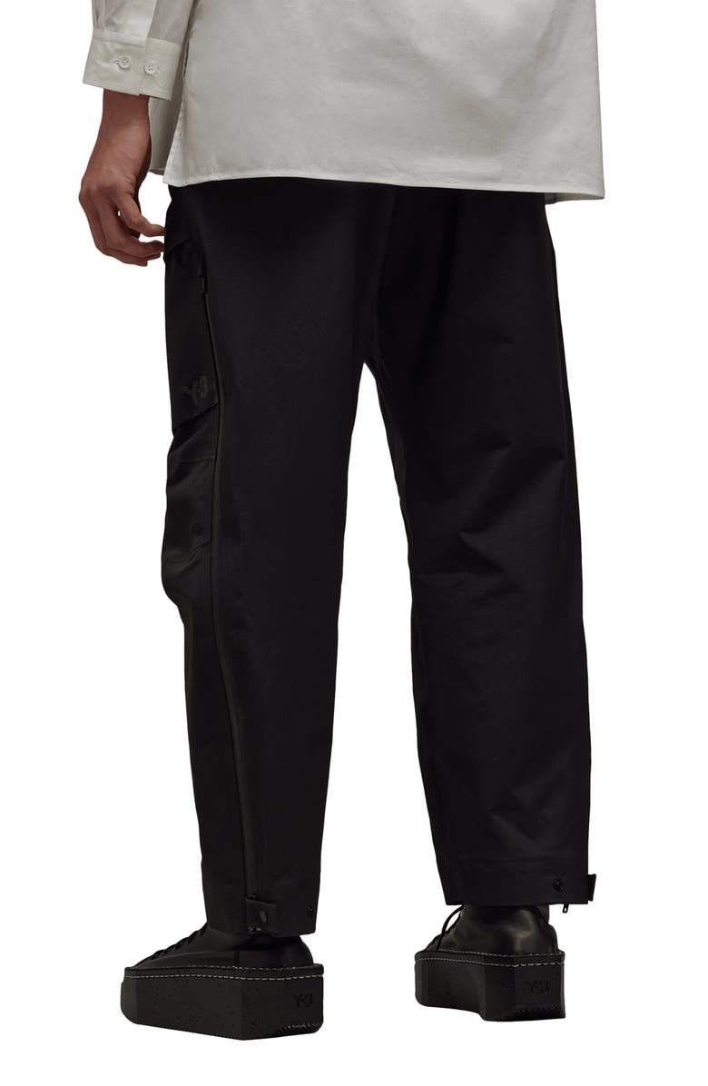 Y-3 Belted Gore-Tex<sup>®</sup> Hardshell Recycled Polyamide Cargo Pants, Alternate, color, 