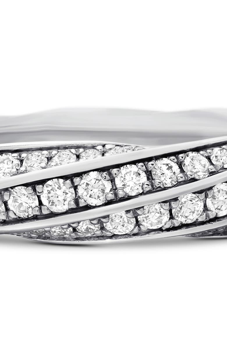 David Yurman Cable Edge Band Ring, Alternate, color, Sterling Silver Recycled