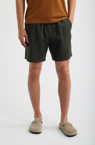 NN07 1454 Gregor Linen Drawstring Shorts