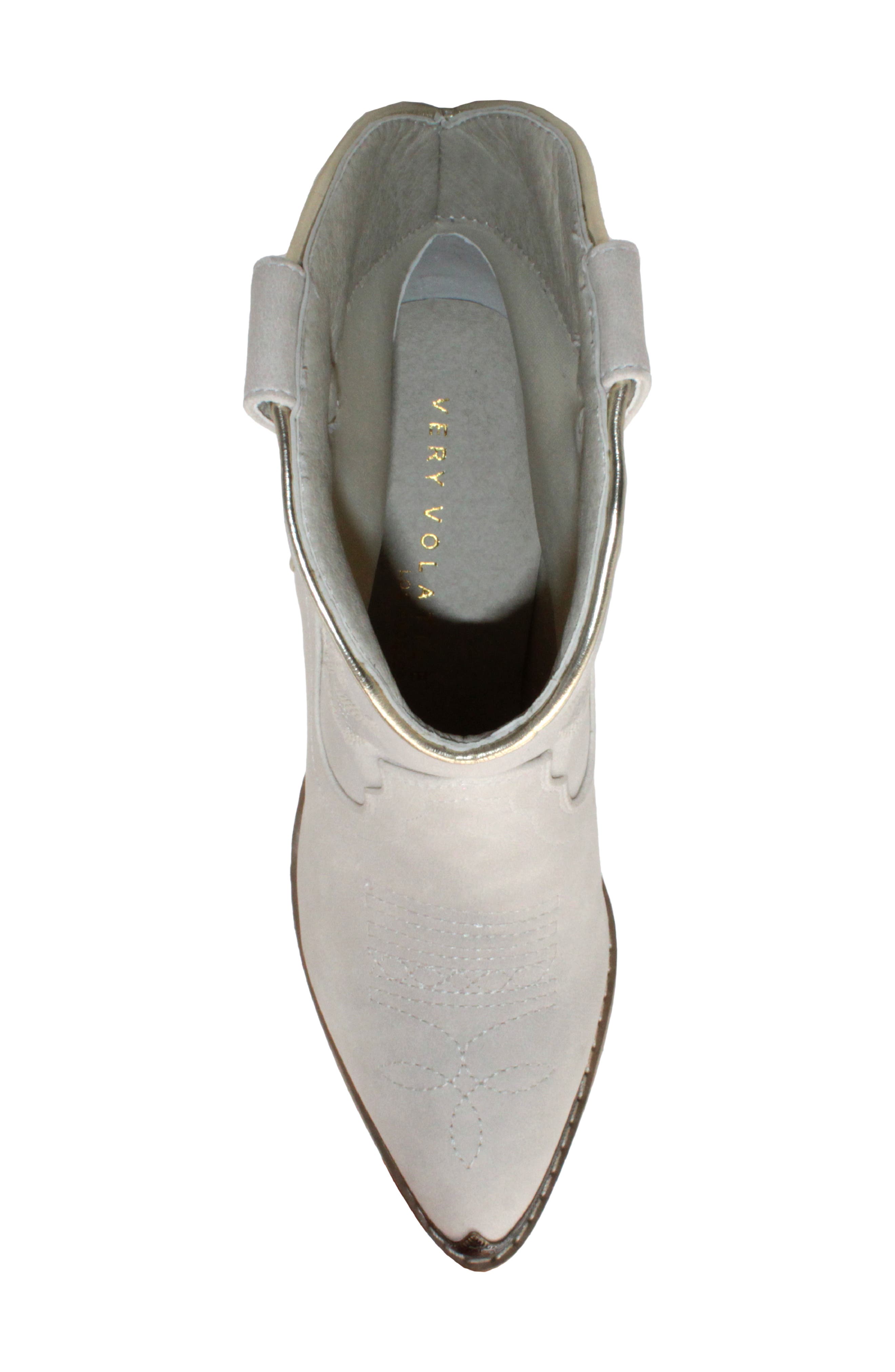 Very Volatile Taylor Metal Toe Western Boot, Alternate, color, Off White