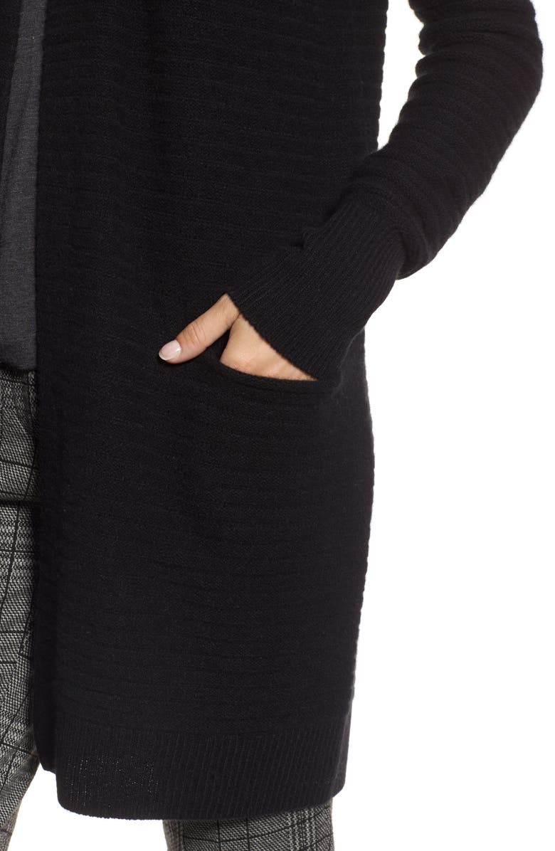 Halogen<sup>®</sup> Ribbed Cashmere Cardigan, Alternate, color, 