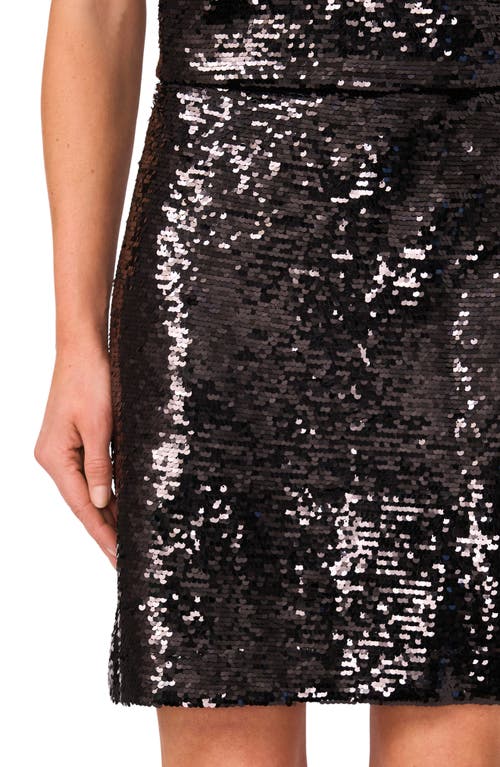 Halogenr Halogen(r) Sequin Miniskirt In Black