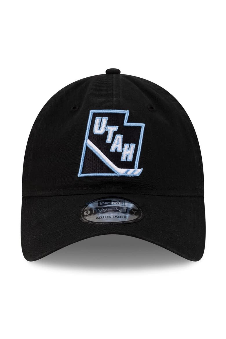 Men's New Era  Black Utah Mammoth 9TWENTY Adjustable Hat, Alternate, color, Black