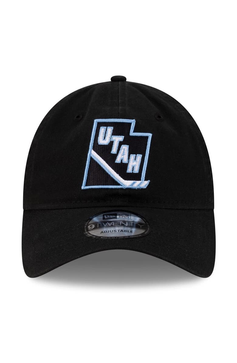 New Era Men's New Era Black Utah Mammoth 9TWENTY Adjustable Hat, Alternate, color, Black