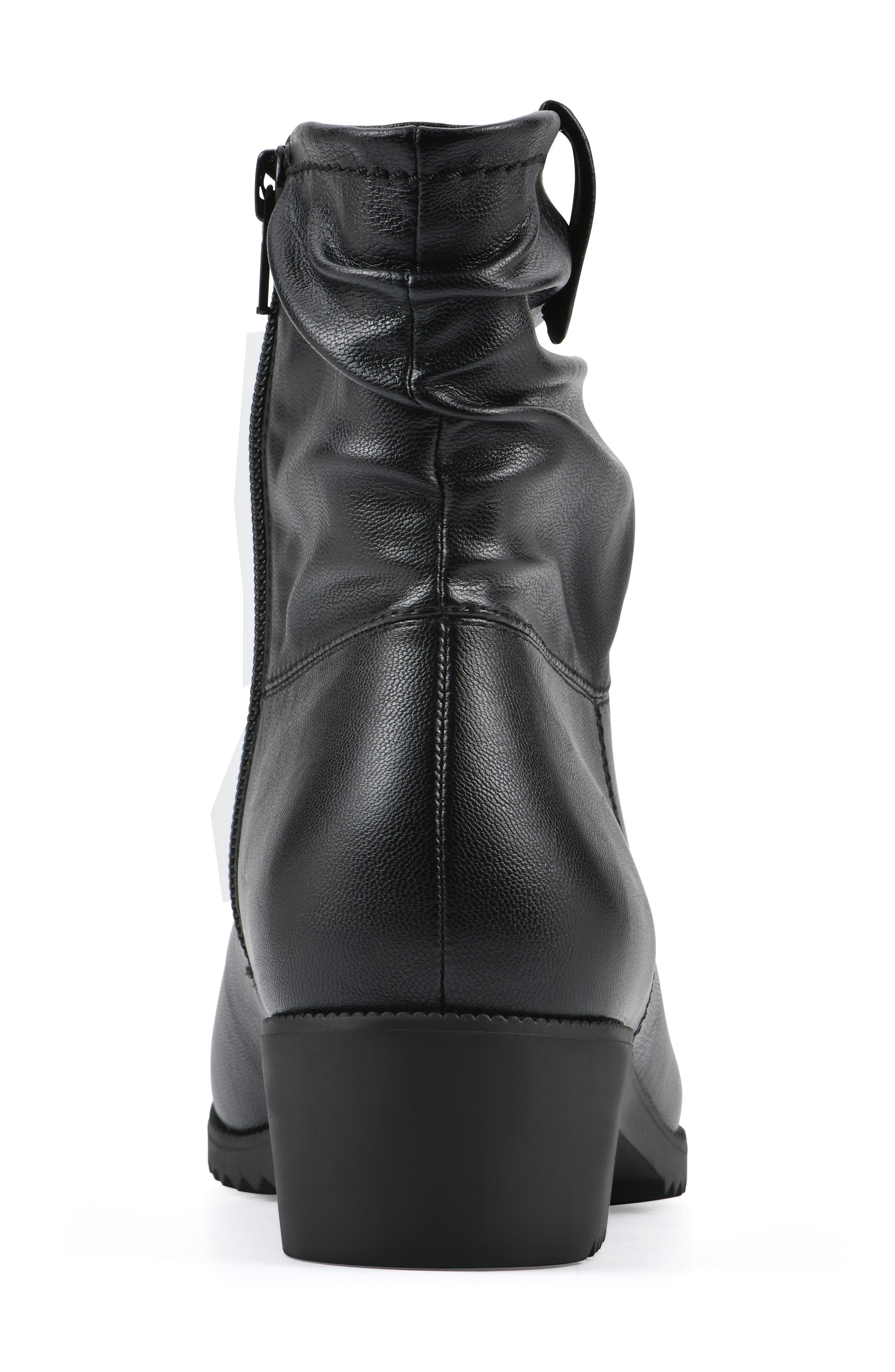 CLIFFS BY WHITE MOUNTAIN Dunia Slouch Bootie, Alternate, color, Black/ Smooth