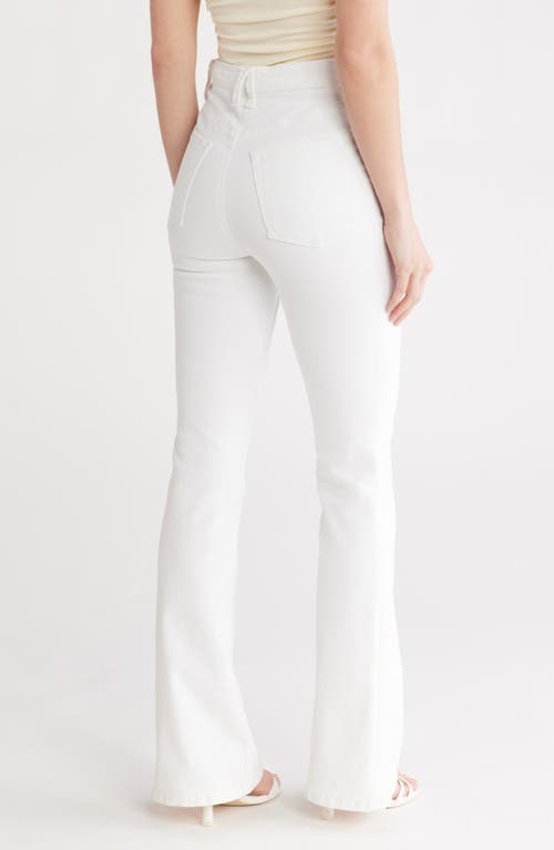 Shop Good American Power Stretch Pull-on High Waist Flare Jeans
