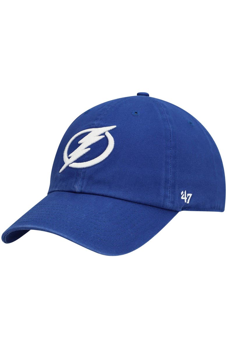 '47 Men's '47 Blue Tampa Bay Lightning Team Clean Up Adjustable Hat, Main, color, Blue