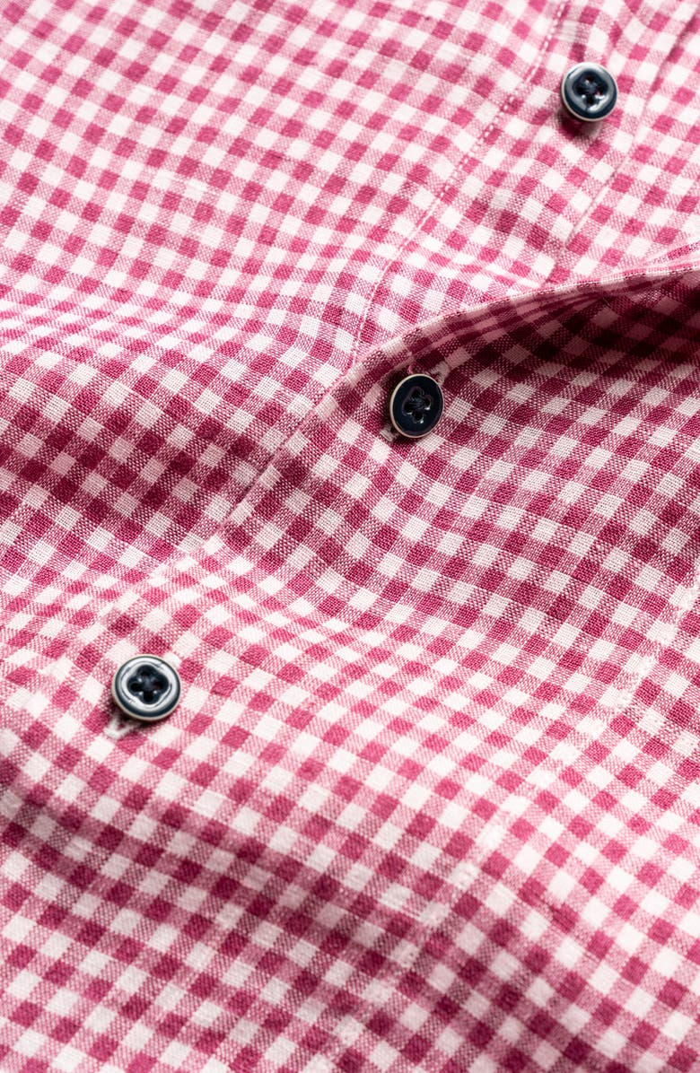 Rodd & Gunn Dunsaddle Check Short Sleeve Linen Button-Up Shirt, Alternate, color, 