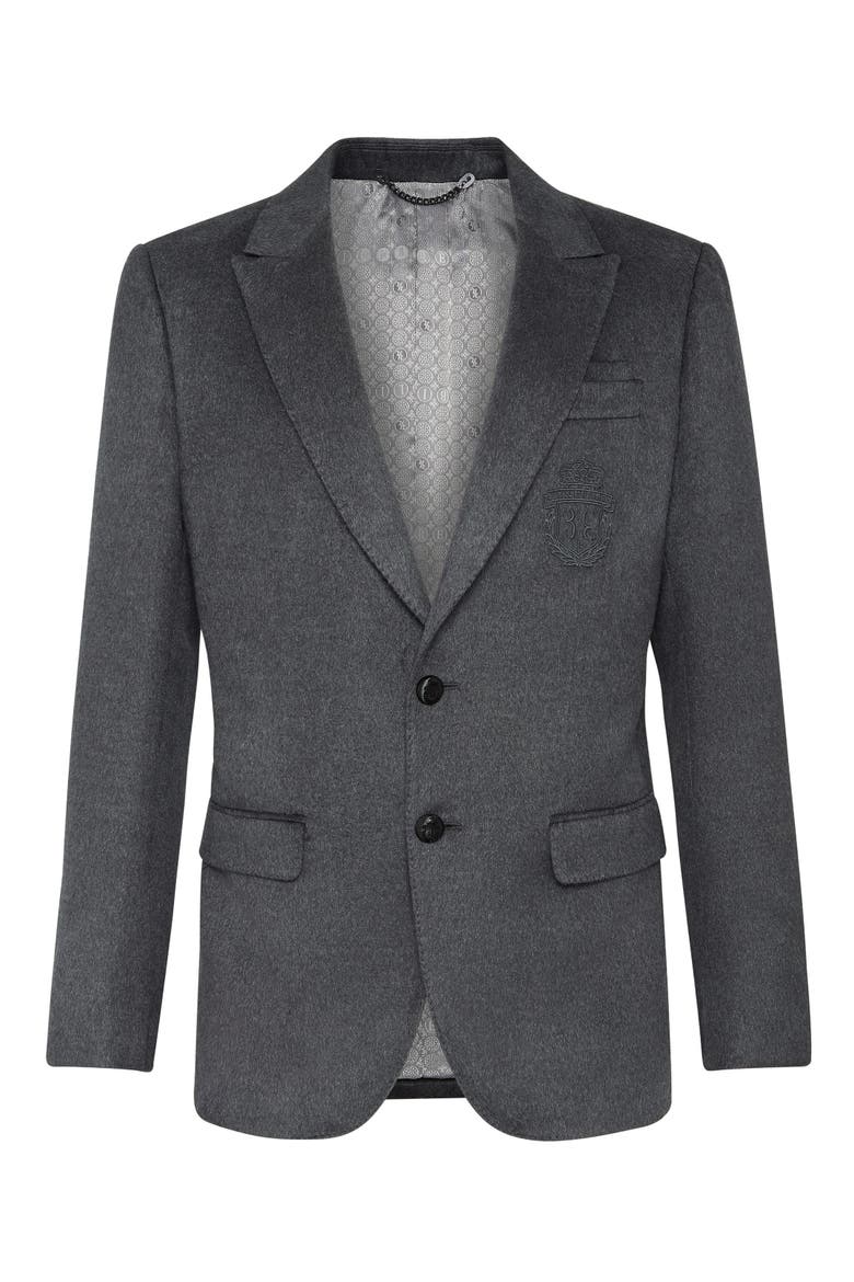 Blazer Crest Men, Main, color, darkgrey