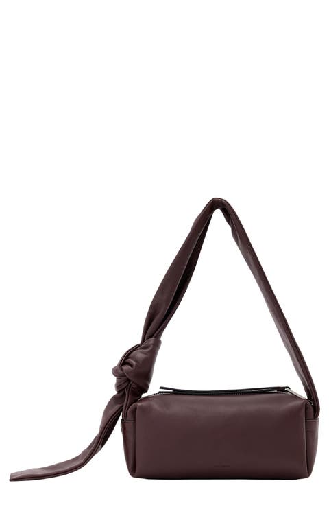 Effie Knot Leather Shoulder Bag