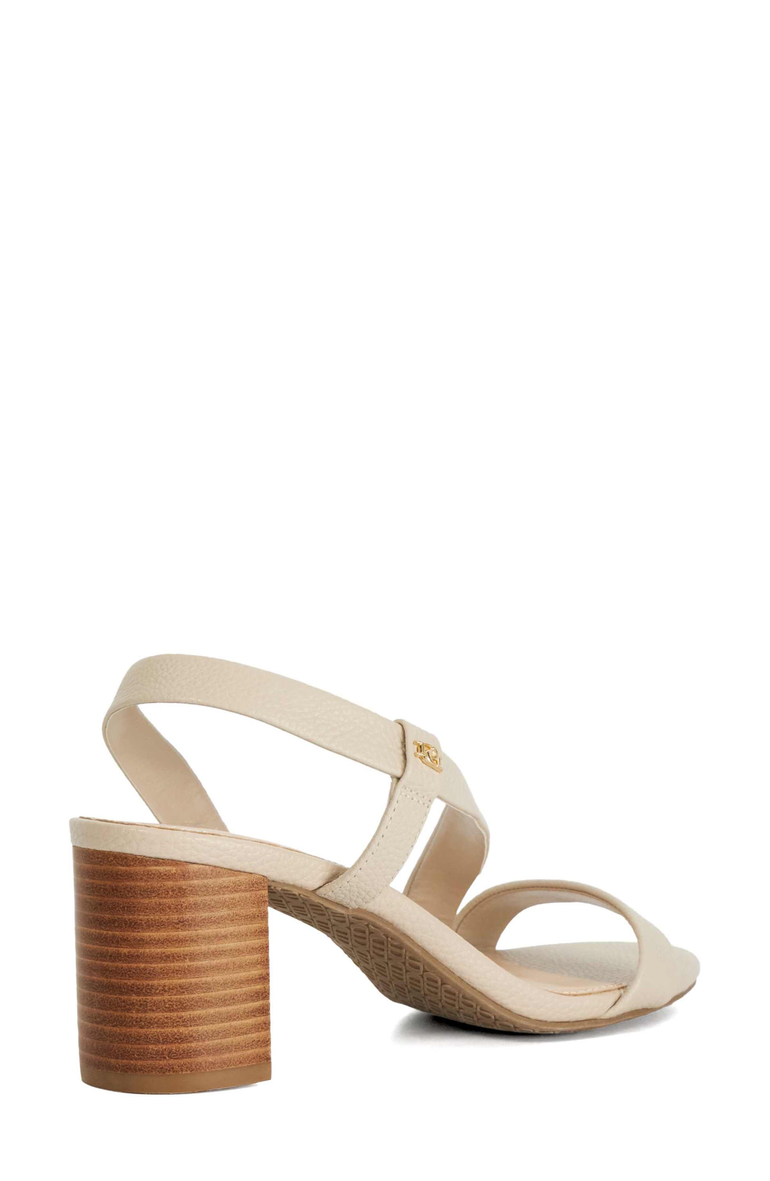 Dune London Jestered Half d'Orsay Sandal, Alternate, color, 