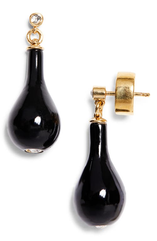 【TOTEME】オニキスドロップ ブラックゴールド Onyx drops black/gold – TOTEME