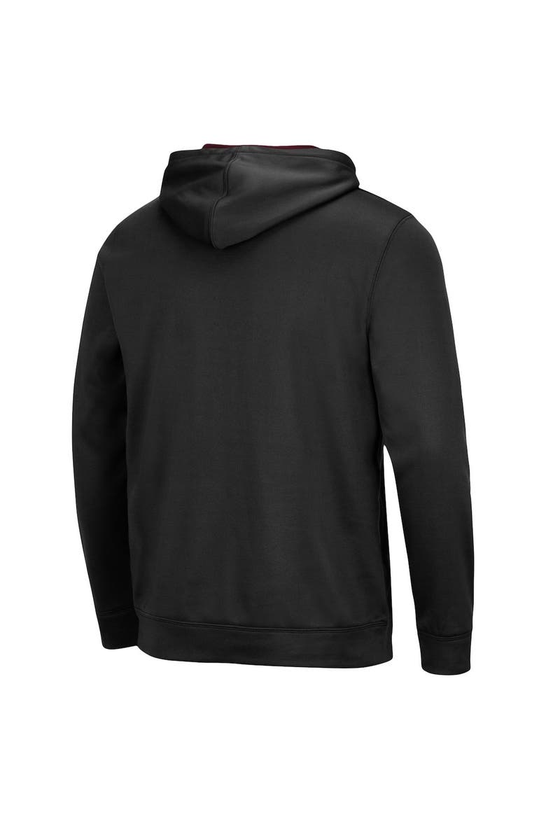 Men's Colosseum Black Arizona State Sun Devils Sunrise Pullover Hoodie, Alternate, color, Black