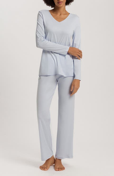 Long Sleeve Cotton Jersey Pajamas
