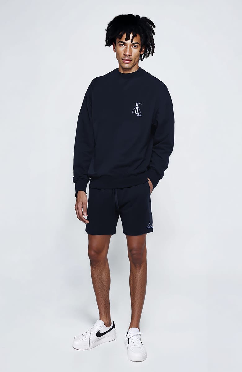 D.RT Golf Baller Cotton Crewneck Sweatshirt, Alternate, color, Navy Blue