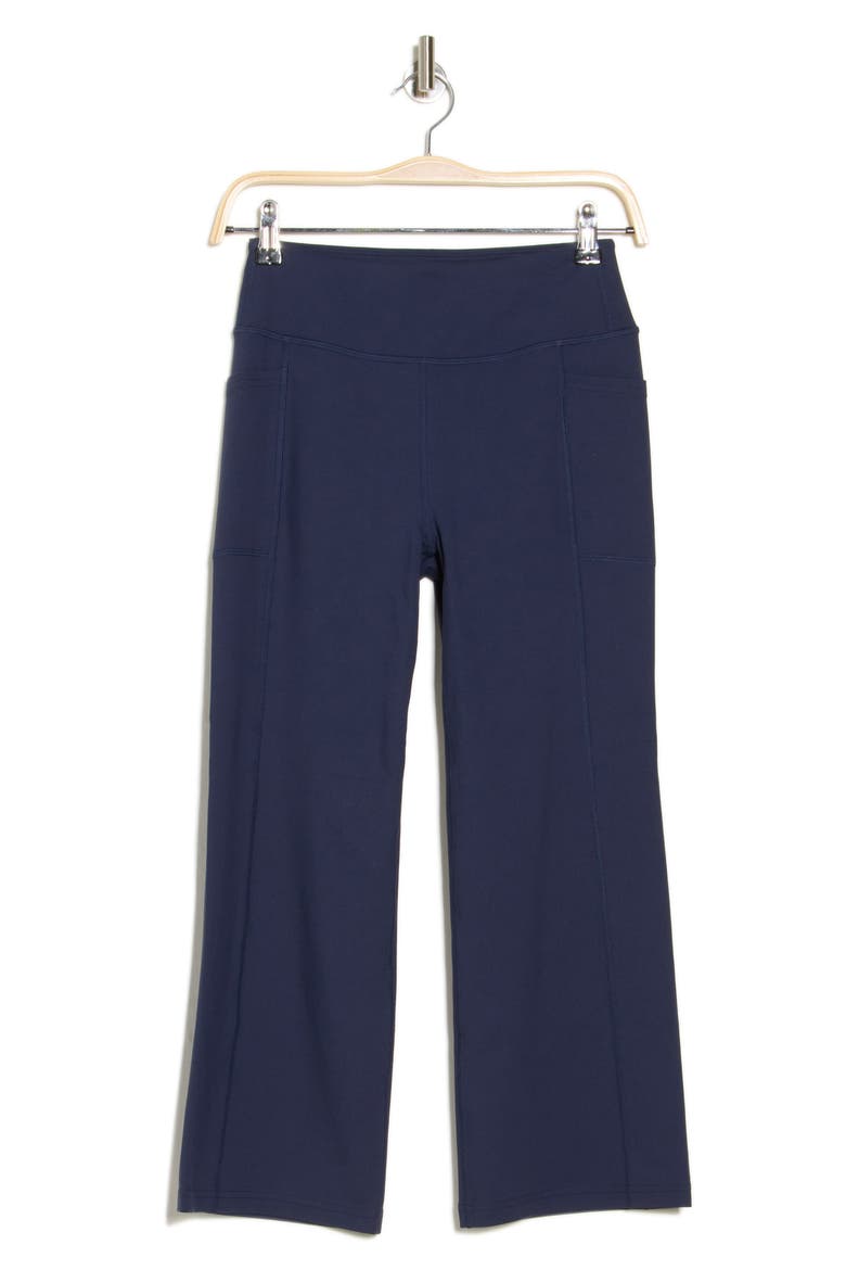 GO WALK High Waist Crop Pants, Alternate, color, BLUE IRIS