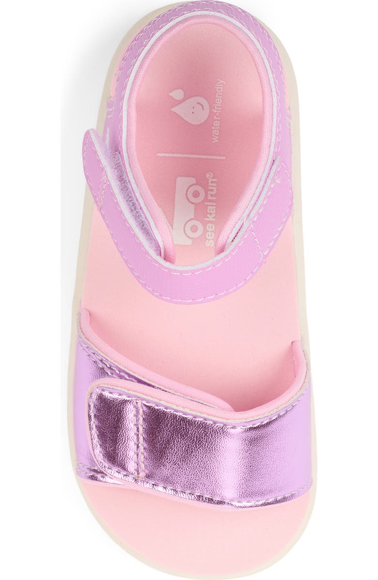 See Kai Run Kids' Logan Sandal, Alternate, color, Orchid Purple