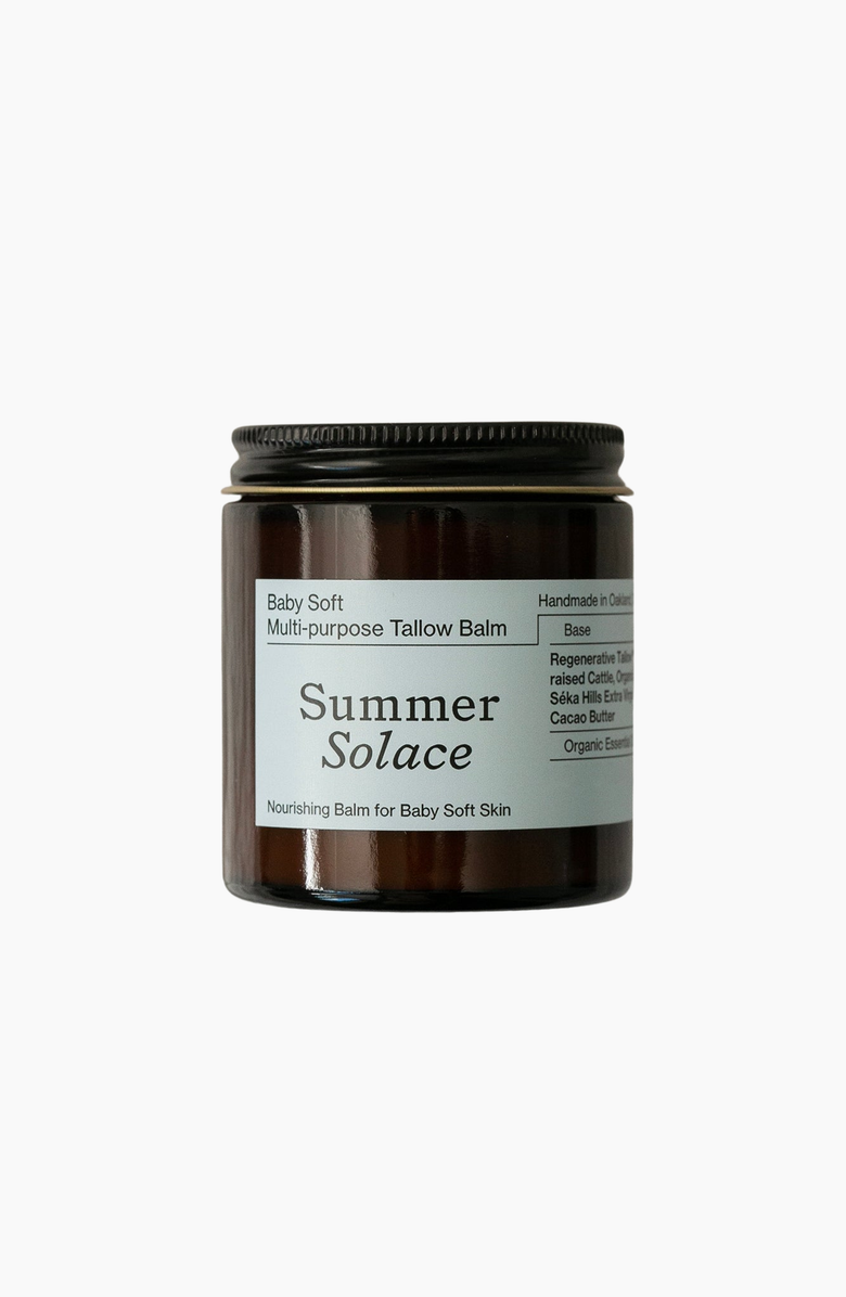 Summer Solace Tallow Baby Soft Family Balm Regenerative Tallow + Pastured Leaf Lard, Alternate, color, Dark Blue