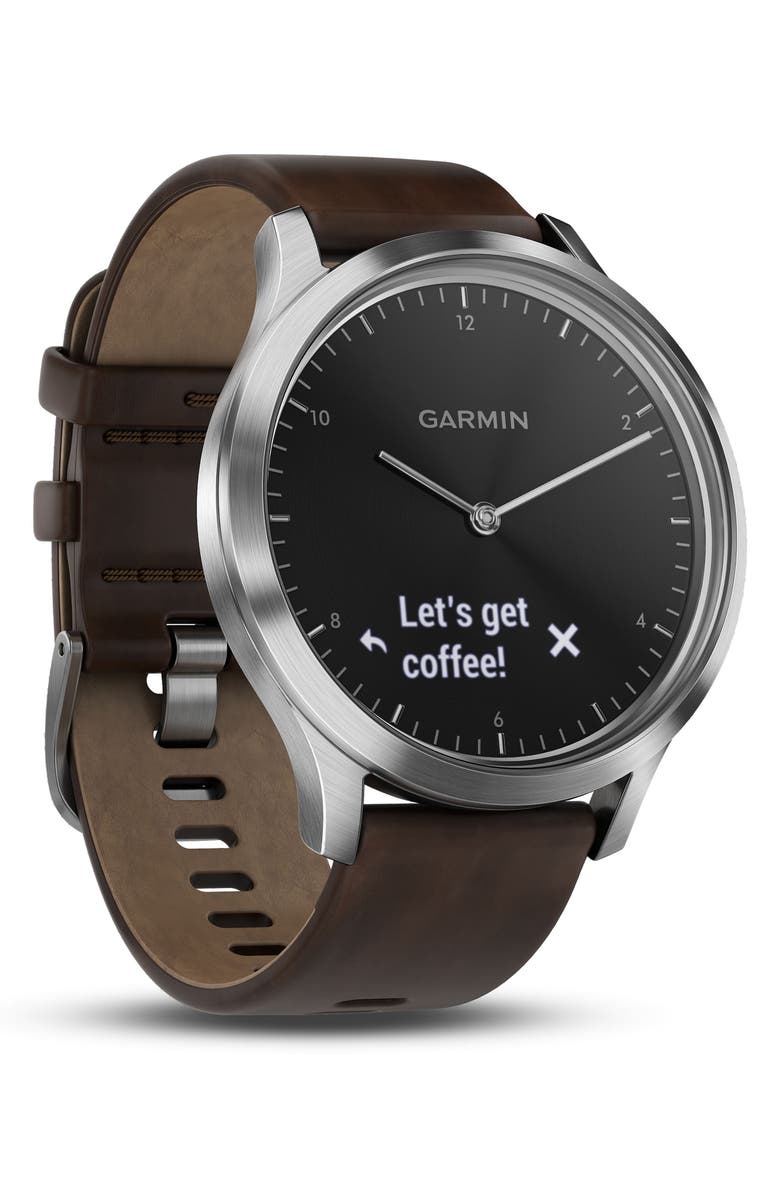 Garmin Vivomove HR Hybrid Smart Watch, 43mm, Alternate, color,