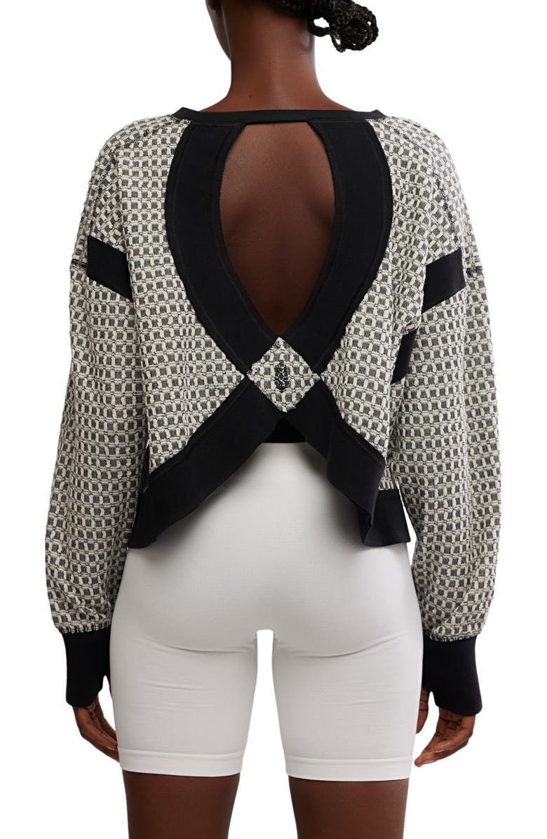 Free People My Time Layer Textured Reversible Sweater, Alternate, color, 