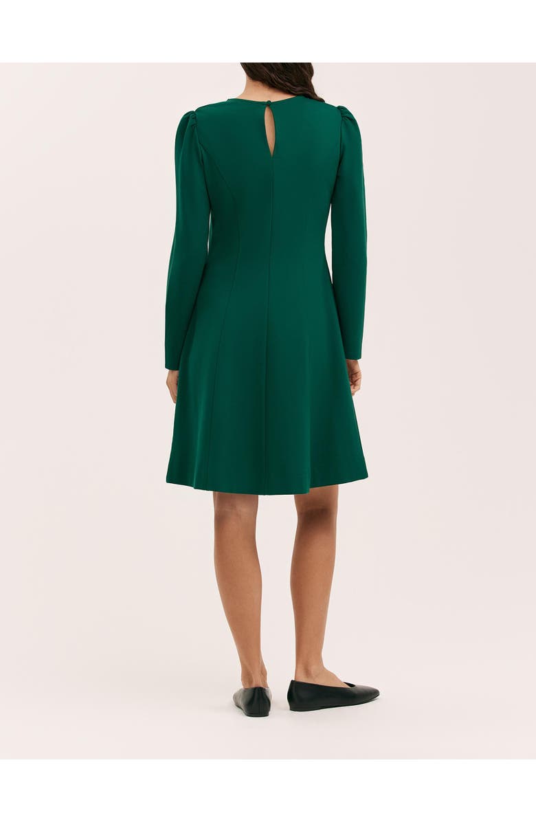 Finery London Eva Ponte Jersey Dress, Alternate, color, Bottle Green