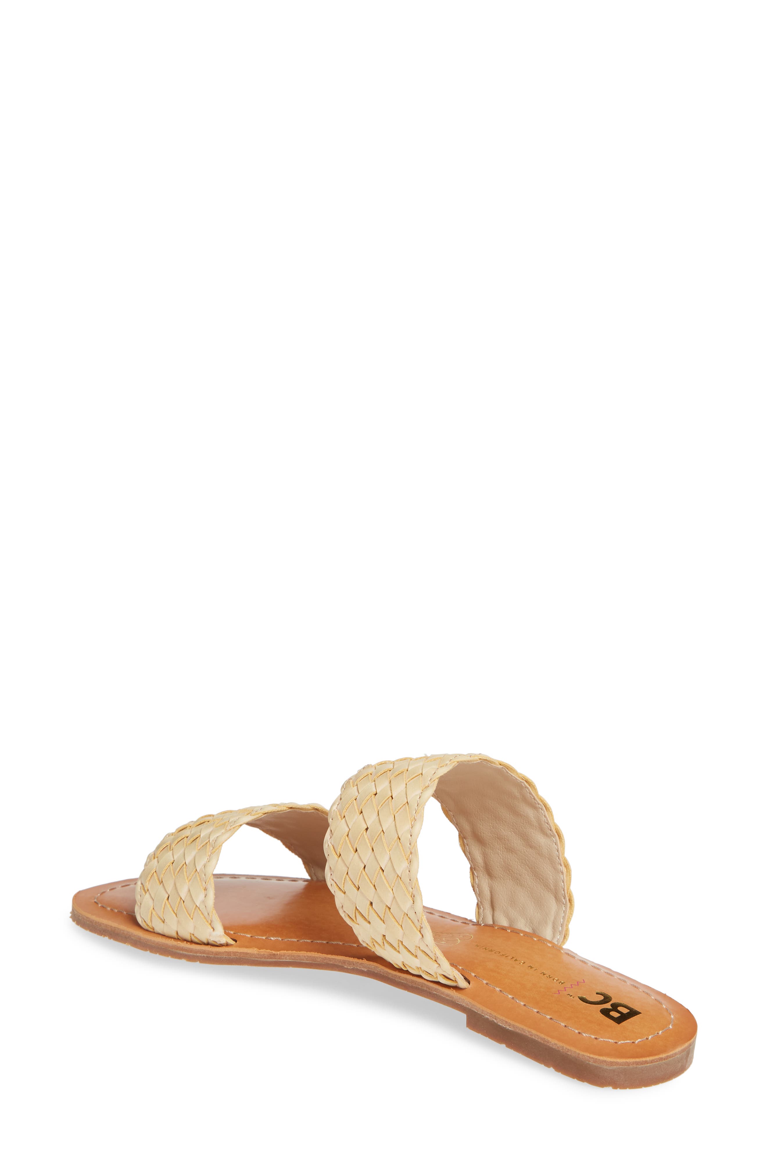 Vegan Woven Strap Sandal, Alternate, color, NATURAL