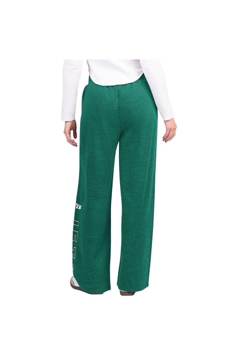 Women's G-III 4Her by Carl Banks Green New York Jets Field Wide Leg Sweatpants, Alternate, color, Green