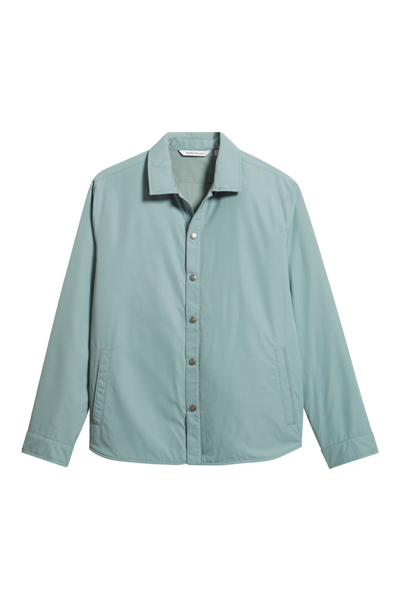 Brighton Water Resistant Snap Front Shirt Jacket, Alternate, color, WILLOW