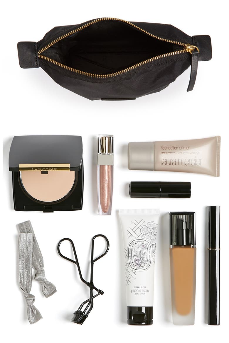 MARC BY MARC JACOBS 'Domo Arigato' Nylon Cosmetics Case, Alternate, color, BLACK