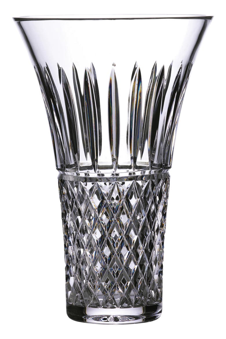 Tramore Lead Crystal Vase, Main, color, CLEAR