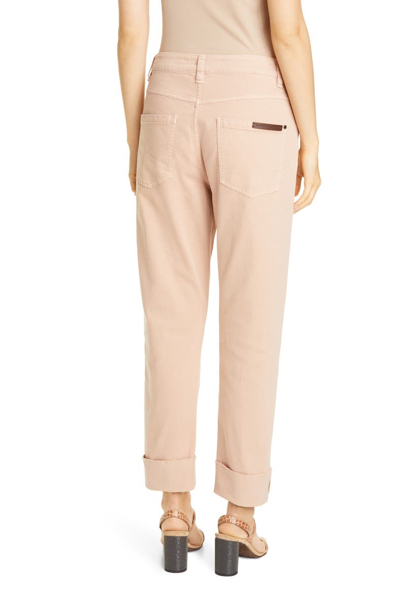 Garment Dyed Straight Leg Jeans, Alternate, color, ASH ROSE