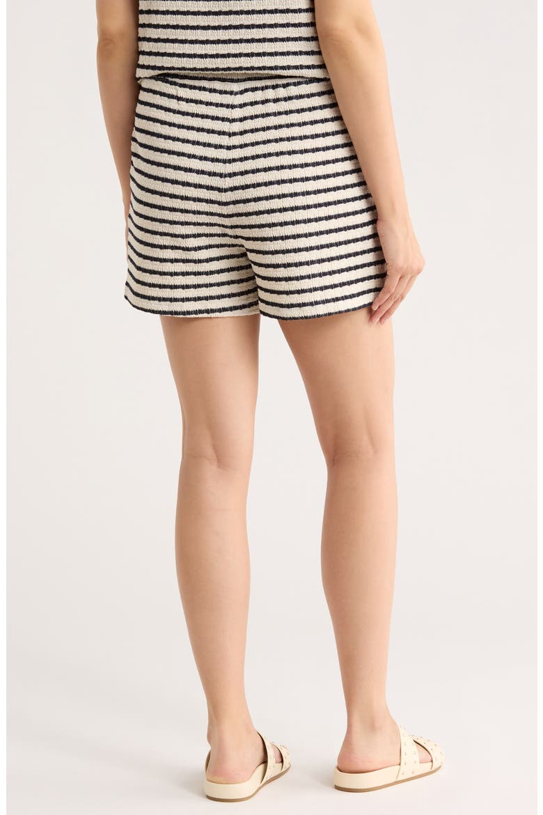Stripe Shorts, Alternate, color, CREAM/ DK. NAVY