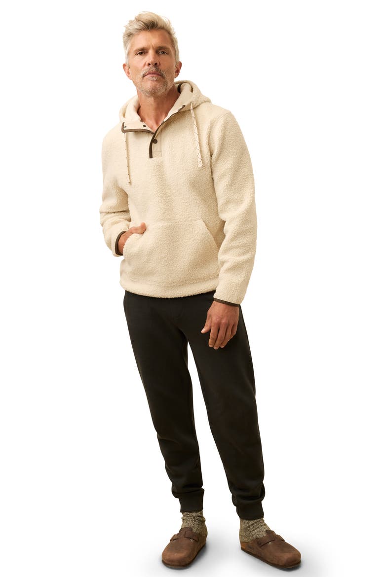 High Pile Fleece Hoodie, Alternate, color, ARCTIC IVORY