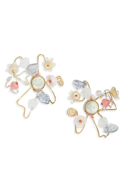 Isshi Passiflora Earrings in Gold Multi  product