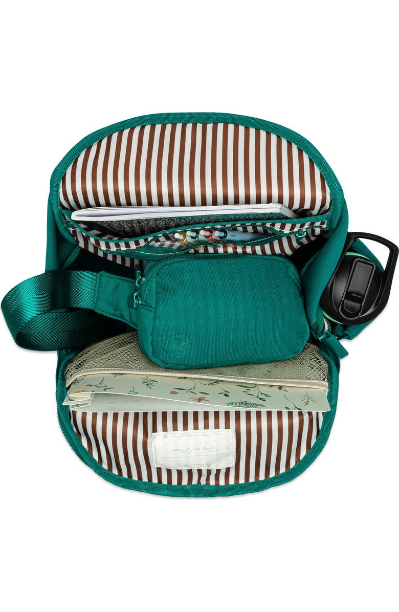 Parker Kids Co. Backpack + Patches - Bloom Set, Alternate, color, Rain