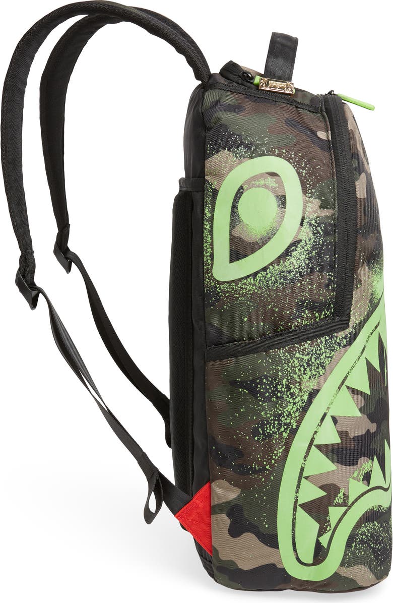 Sprayground Glow in the Dark Shark Backpack, Alternate, color,