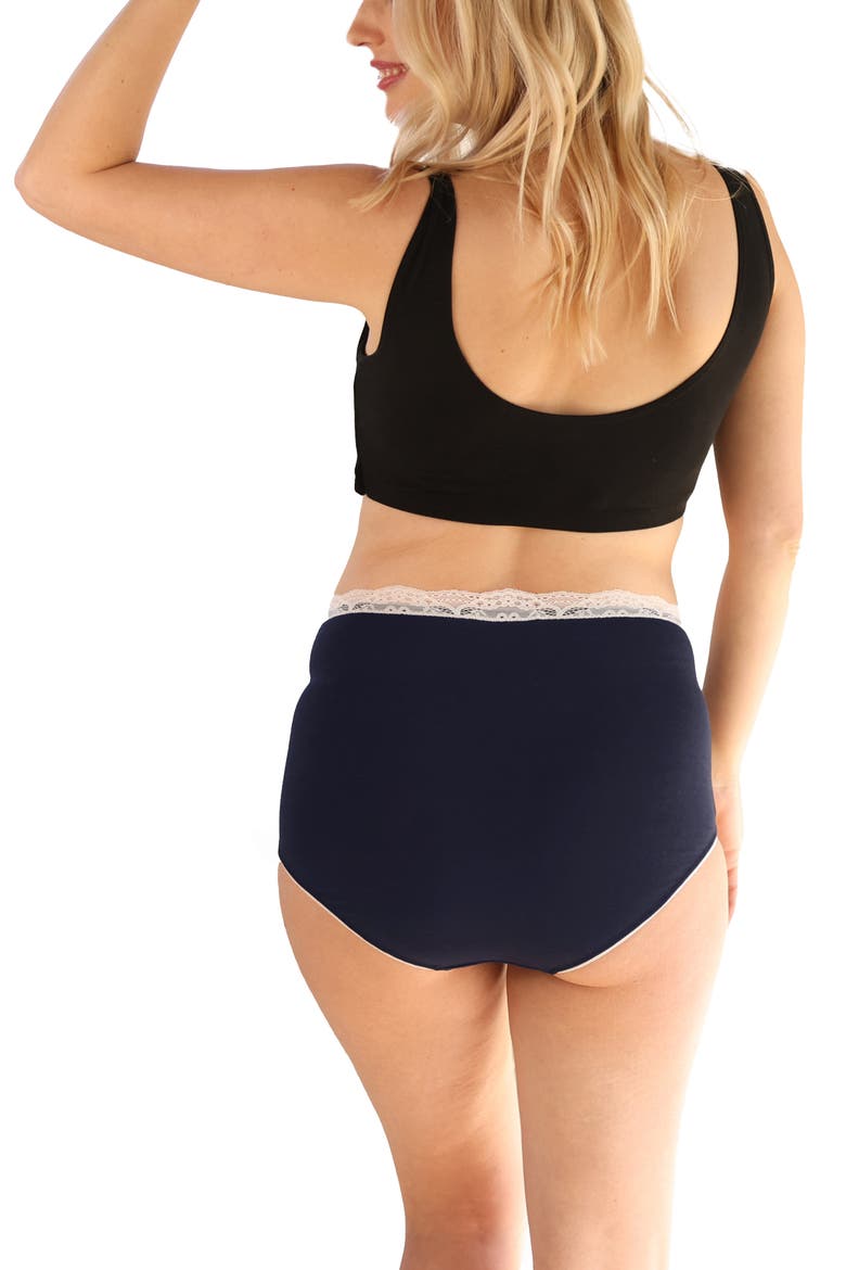 Assorted 2-Pack Maternity Briefs, Alternate, color, NAVY/ GREY