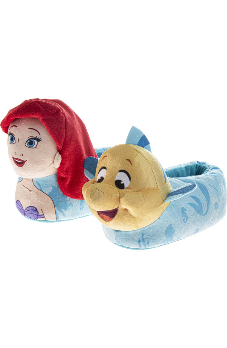 Disney Little Mermaid Girls Slippers, Main, color, Blue