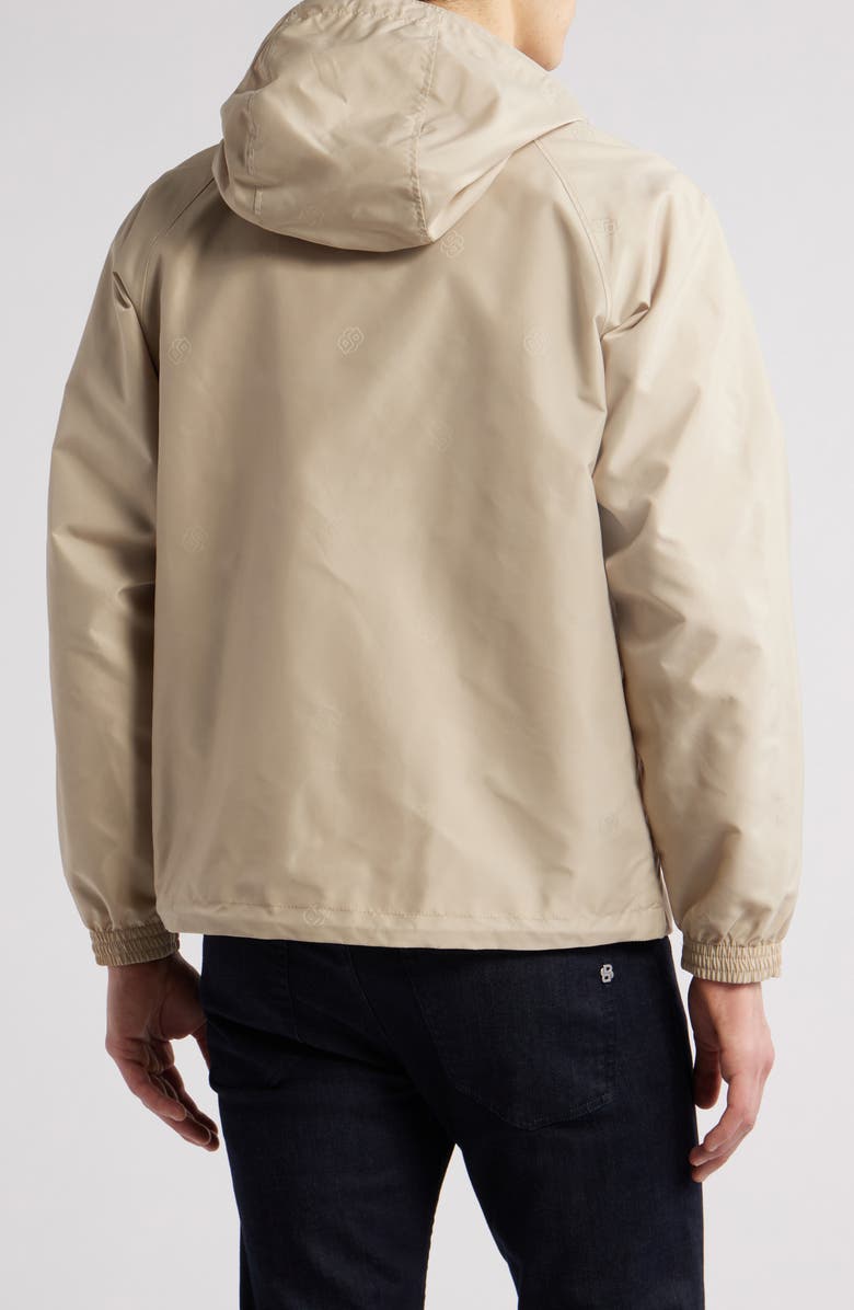 BOSS Clouds Hooded Water Repellent Jacket, Alternate, color, Light Beige