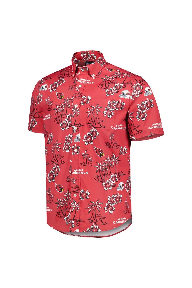 Men's Reyn Spooner Cardinal Arizona Cardinals Kekai Button-Up Shirt, Alternate, color, Cardinal